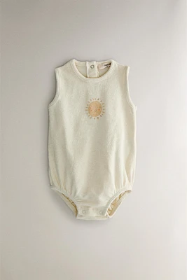 GRENOUILLÈRE ENFANT TISSU ÉPONGE COTON