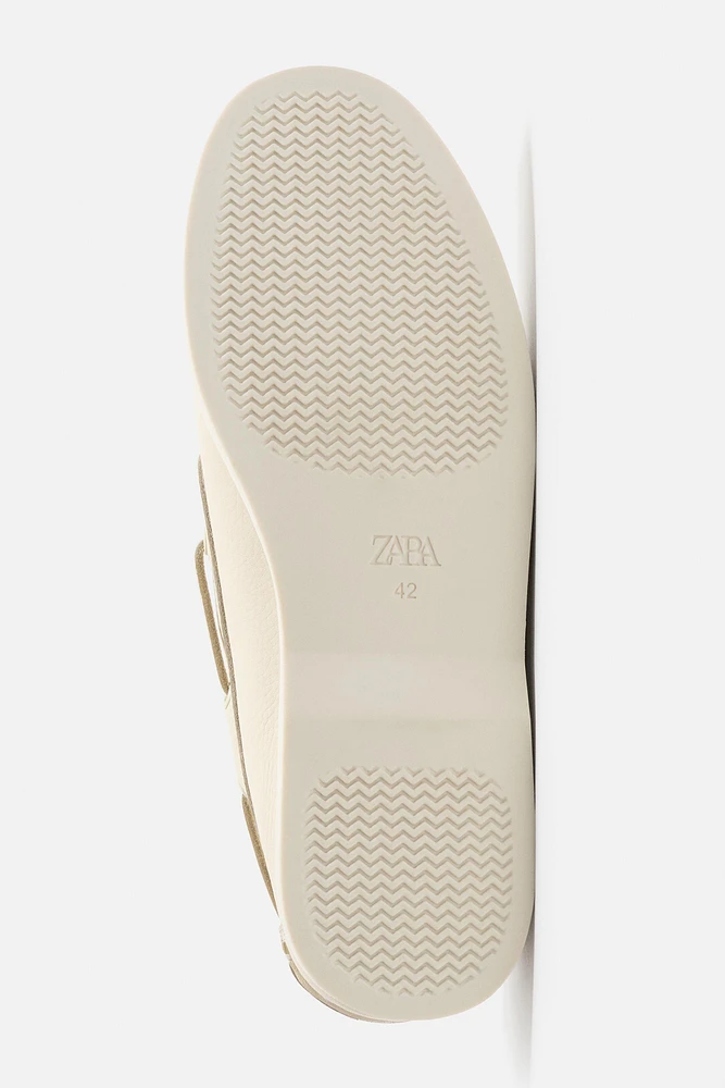 CHAUSSURES BATEAU EN CUIR ÉDITION LIMITÉE