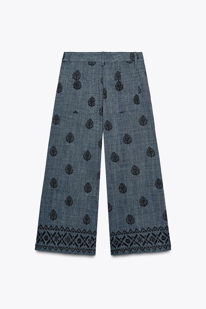 JUPE-CULOTTE BRODÉE