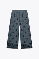EMBROIDERED CULOTTES