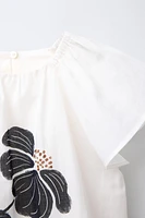 FLORAL PRINT BLOUSE