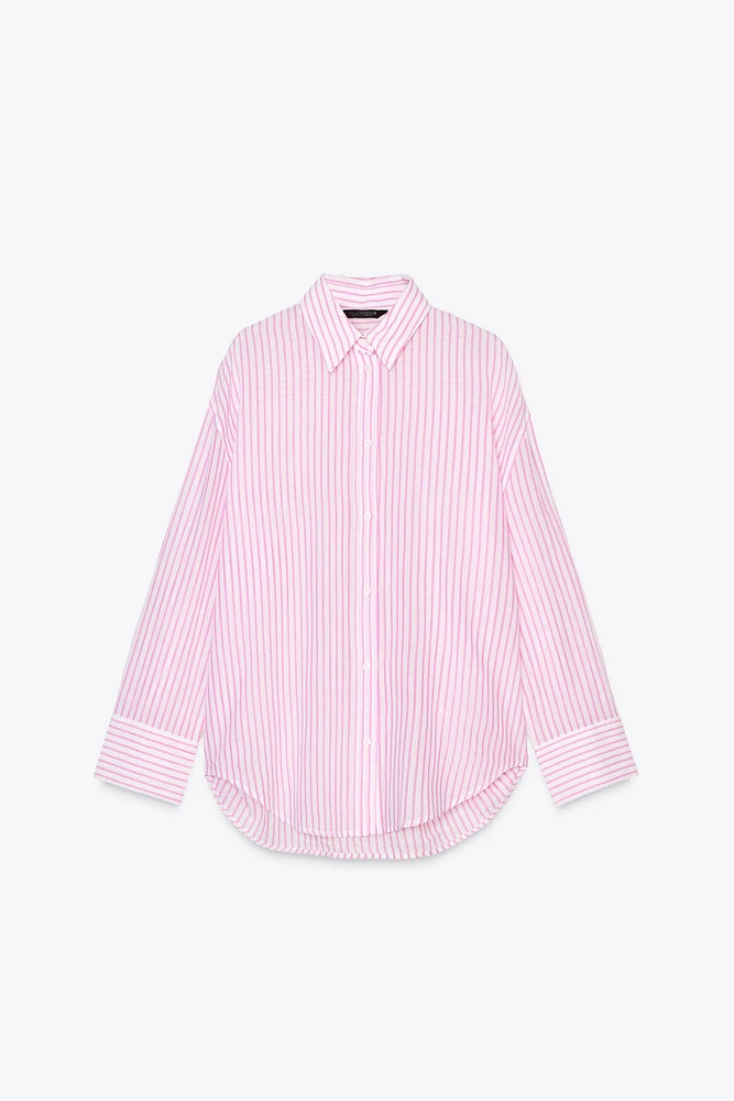 CHEMISE OVERSIZE RAYURES