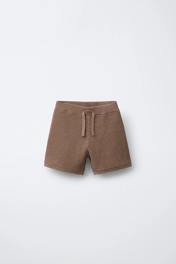 KNIT SHORTS