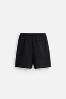 RELAXED FIT WASHED JOGGER SHORTS