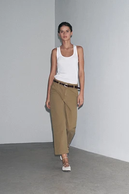 PANTALON CHINO COURT COLLECTION ZW