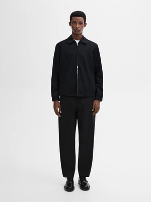 Jacket with adjustable hem detail