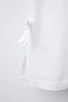 T-SHIRT IMPRIMÉ LACETS
