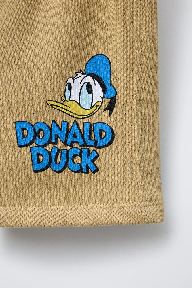 SHORT EN MOLLETON IMPRIMÉ DONALD DUCK © DISNEY