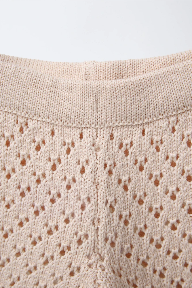 SHORT EN MAILLE