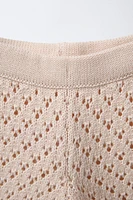 SHORT EN MAILLE