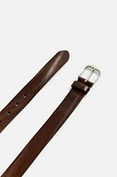 CEINTURE EN CUIR EFFET FROISSÉ