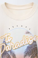 RHINESTONE FESTIVAL T-SHIRT