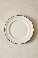 DINNER PLATE WITH CONTRAST RIM