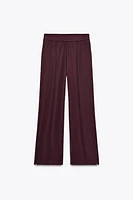 ZIPPERED TRACK PANTS