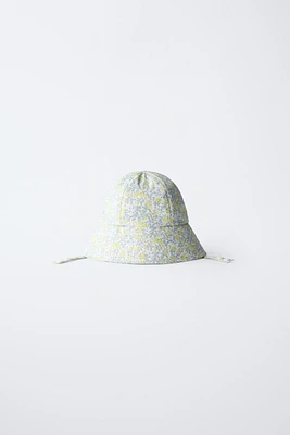 RUBBERIZED FLORAL BUCKET HAT