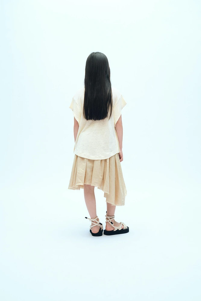 LINEN PRINT T-SHIRT X FANGLU LIN