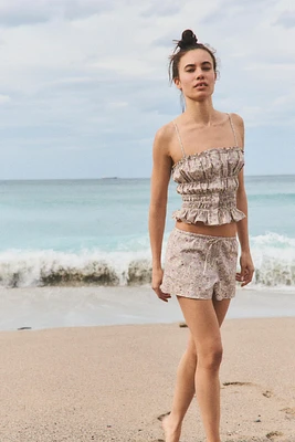 SHORTS IMPRIMÉ À FLEURS