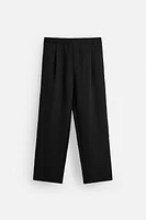 FLOWY PLEATED PANTS