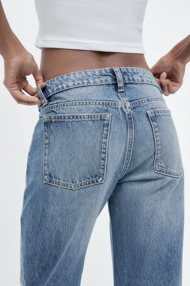 JEAN TRF DROIT À TAILLE BASSE