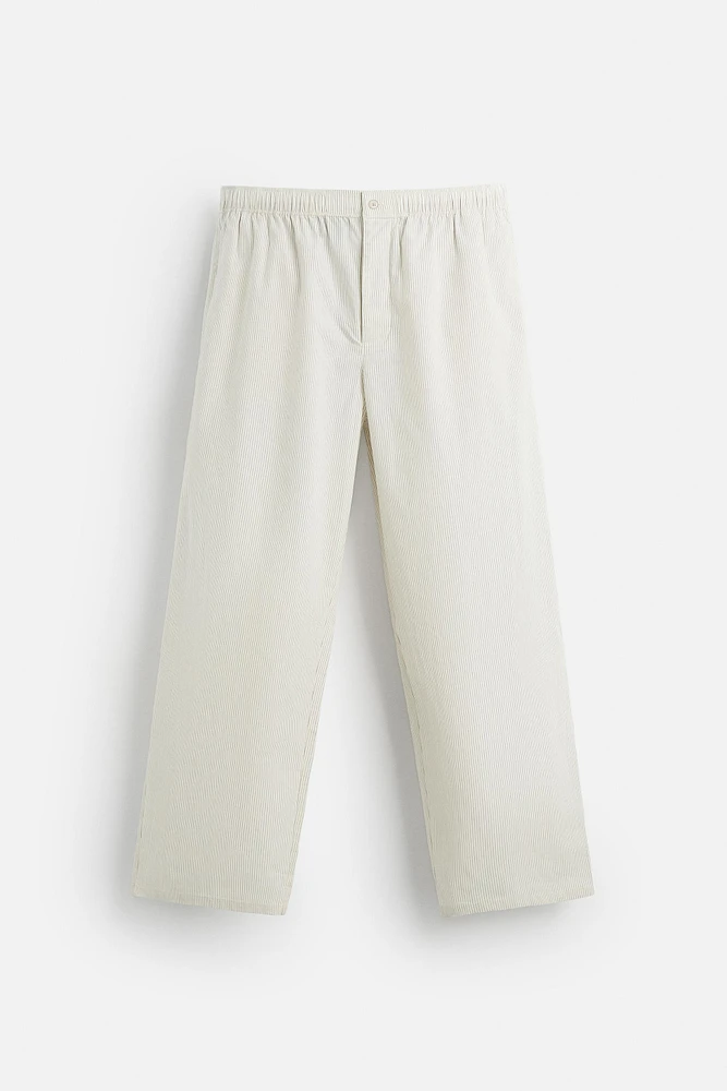 PANTALON COTON - CHANVRE RAYURES