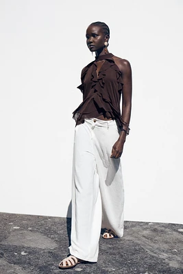TOP HALTER VOLANTS