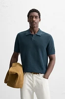 POLO EN MAILLE STRUCTURÉE