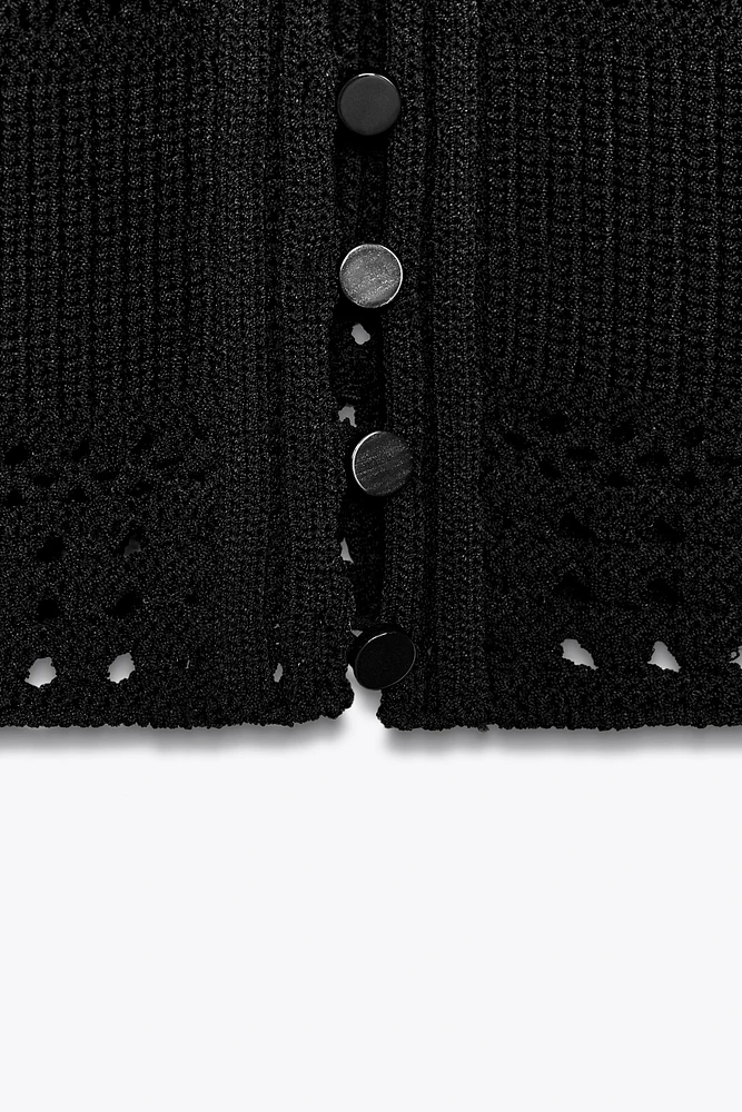 STRAPPY KNIT CROP TOP