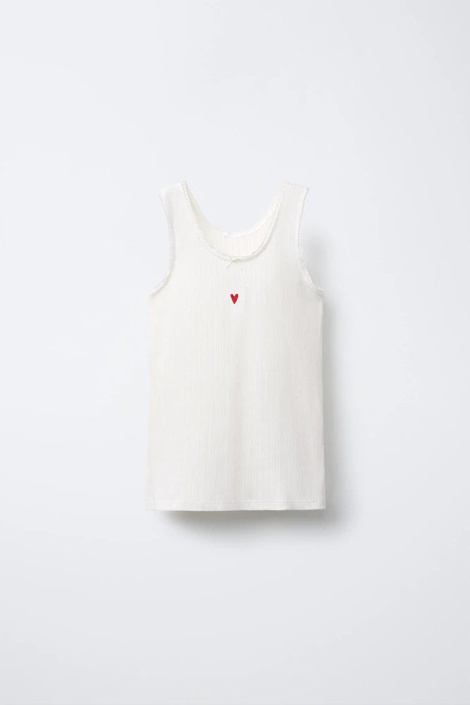 6-14 YEARS/ TWO-PACK OF HEART T-SHIRTS
