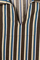 LIMITED EDITION STRIPED FLOWY SHIRT