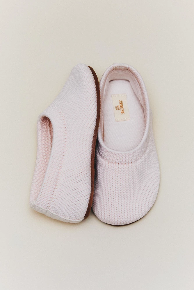 CHILDREN'S ELASTIC BALLET FLATS