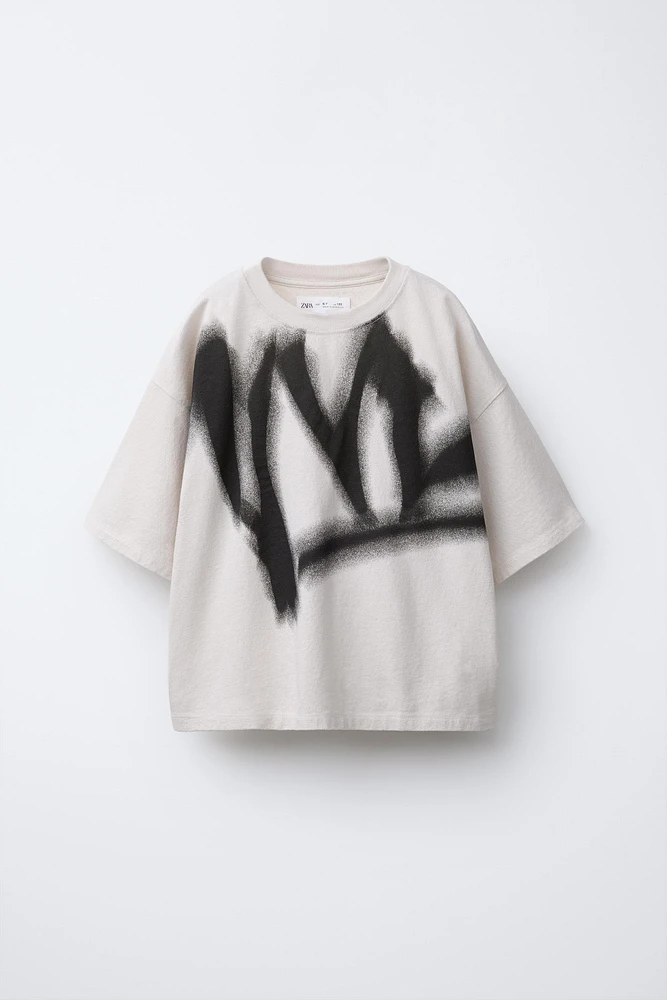 GRAFFITI PRINT T-SHIRT