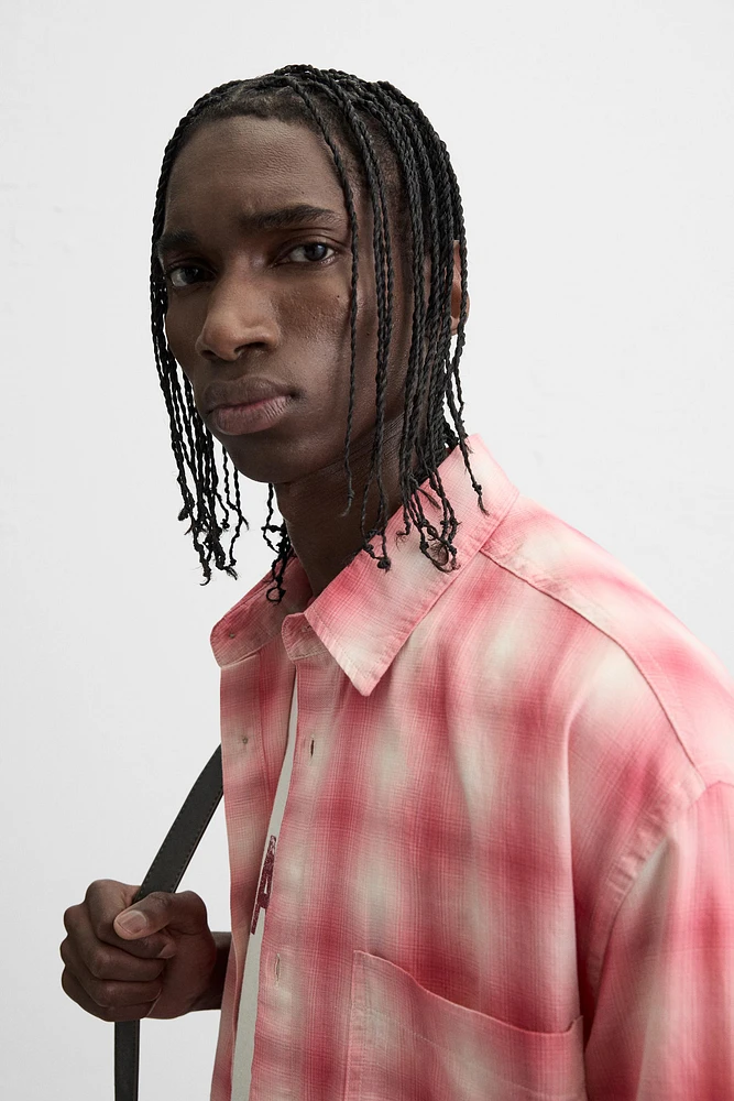 CHEMISE RELAXED FIT À CARREAUX