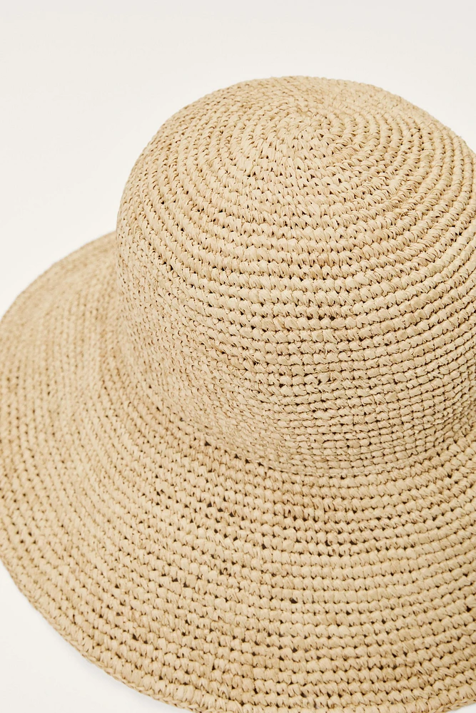 LIMITED EDITION RAFFIA BUCKET HAT