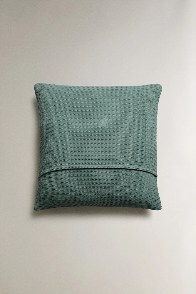 CHILDREN'S STAR THROW PILLOW COVER