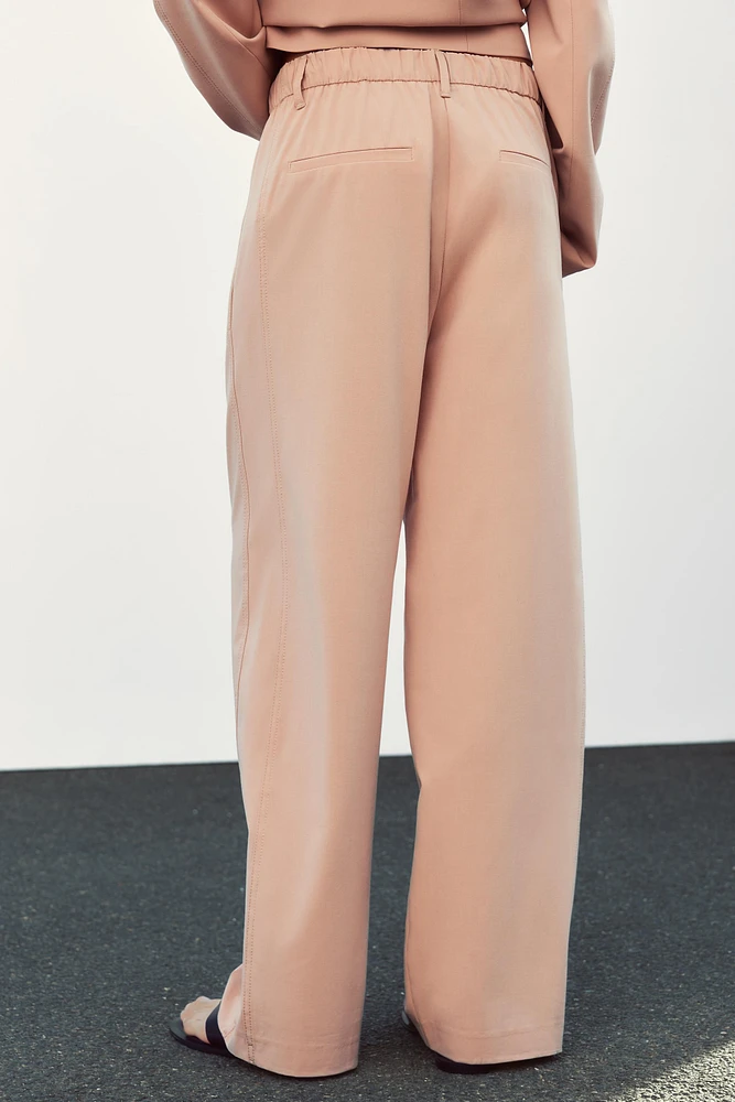 PANTALON À TAILLE ÉLASTIQUE