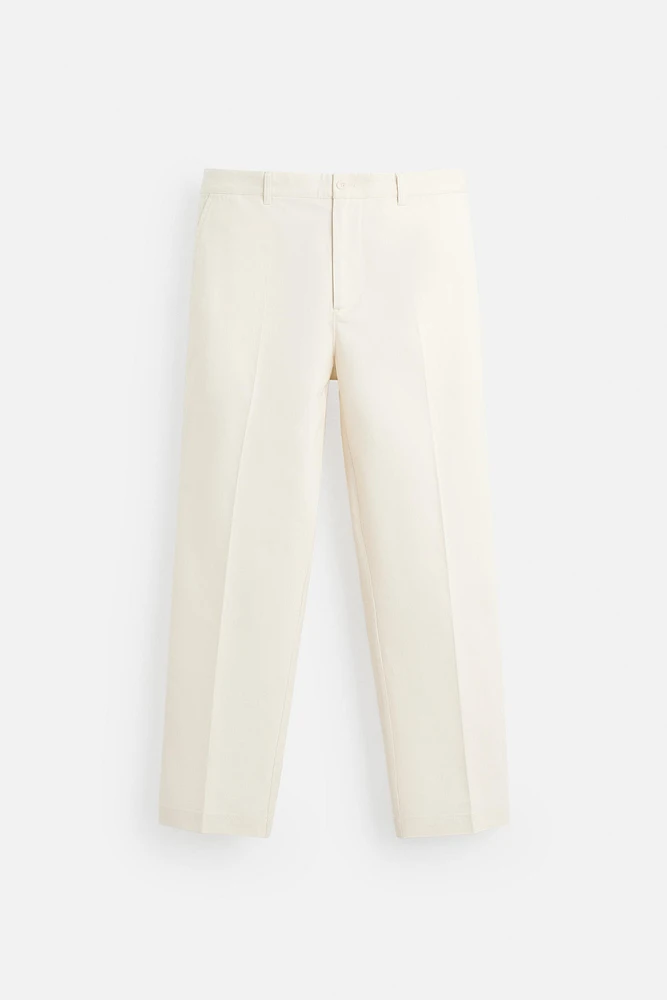 PANTALON REGULAR FIT À CHEVRONS