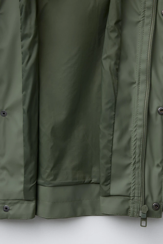 RUBBERIZED WATER REPELLENT PARKA
