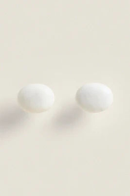 SET OF OVAL MARBLE KNOBS (SET OF 2)