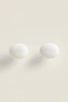 SET OF OVAL MARBLE KNOBS (SET OF 2)