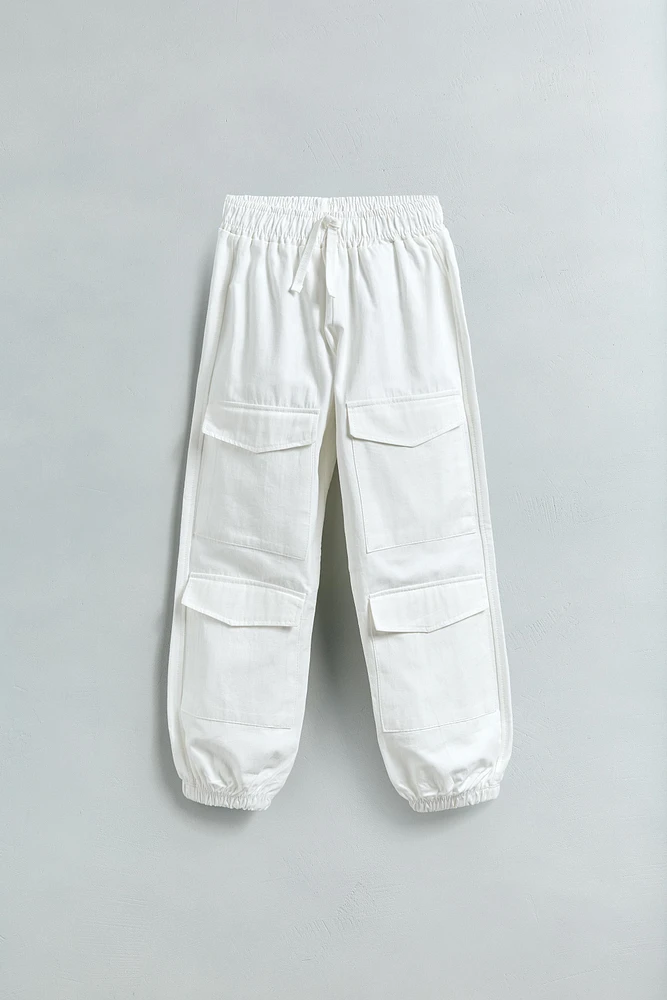 COMBINED POCKET JOGGER PANTS