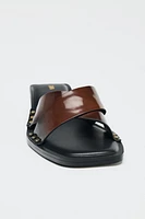 MULES KITTEN EN CUIR