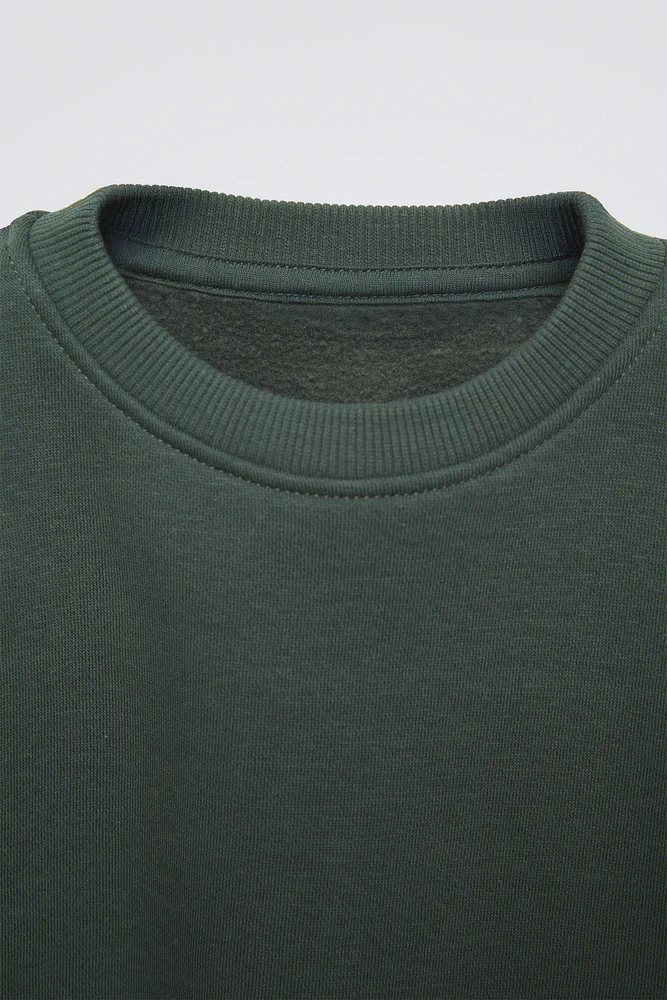 LABEL SWEATSHIRT AND JOGGERS MATCHING SET