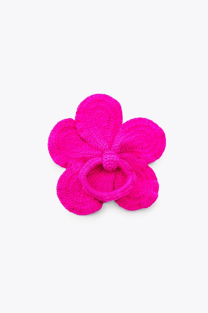 MAXI CHOUCHOU FLEUR CROCHET