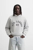 TEXT PATCH SWEATSHIRT