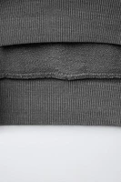 HOODED SWEATSHIRT VEST