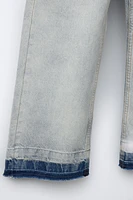 JEAN FLARE BAS SANS COUTURE