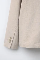 VESTE DE COSTUME COTON LIN