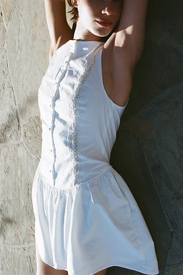 POPLIN LACE DRESS