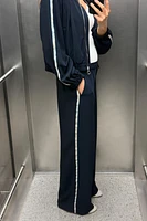 SIDE STRIPE WIDE LEG PANTS