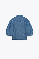 ZW COLLECTION DENIM BLOUSE